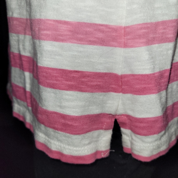 Talbots Cotton Striped 3/4 Sleeve  Petite Large Top - Picture 3 of 5